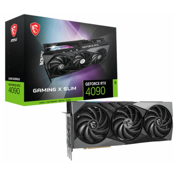 MSI Nvidia GeForce RTX 4090 Gaming X SLIM 24G GDDR6X 384-BIT Graphics Card