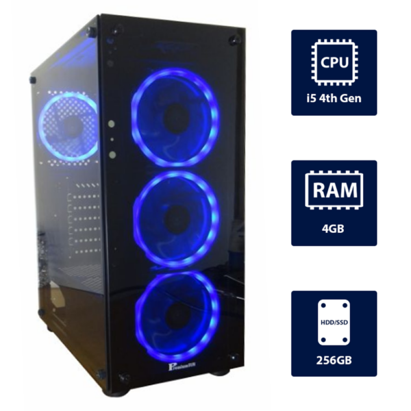 i5 4th, 4GB RAM, 256GB SSD Desktop Computer