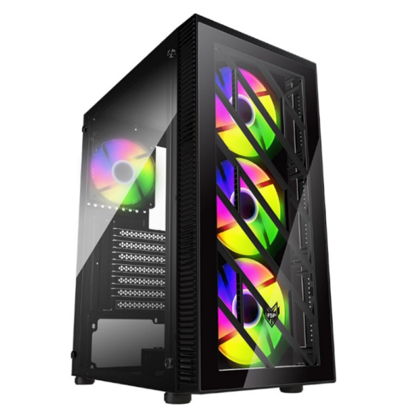 FSP CMT192 ATX Gaming Chassis – Black