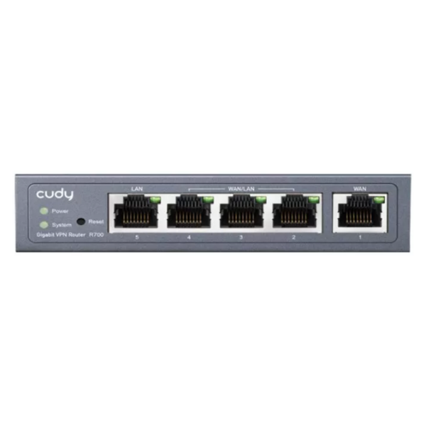 Cudy 5 Port Gigabit Multi-WAN VPN Router - R700